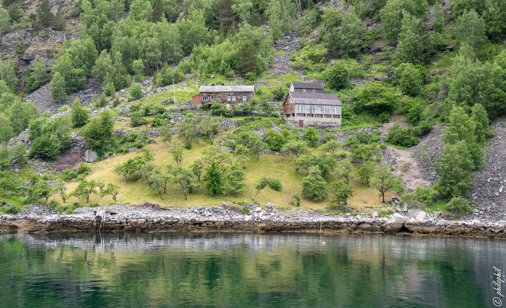 Bauernhof im Geirangerfjord