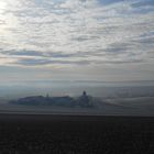 Bauernhof im Nebel