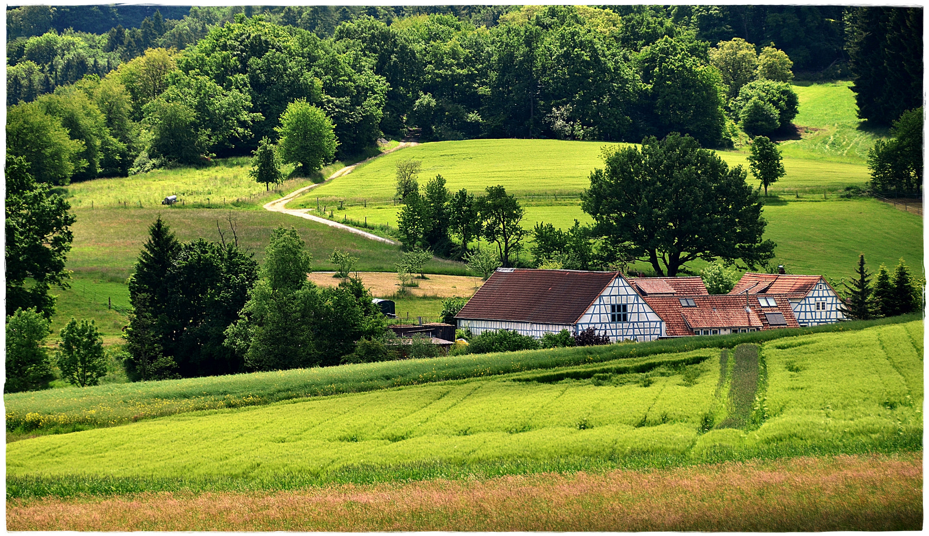 Bauernhof im vorderen Odenwald