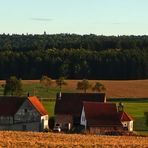 " Bauernhof mit Kapelle bei Dächingen "