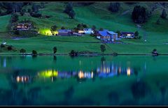 Bauernhof (night) - Norwegen IX