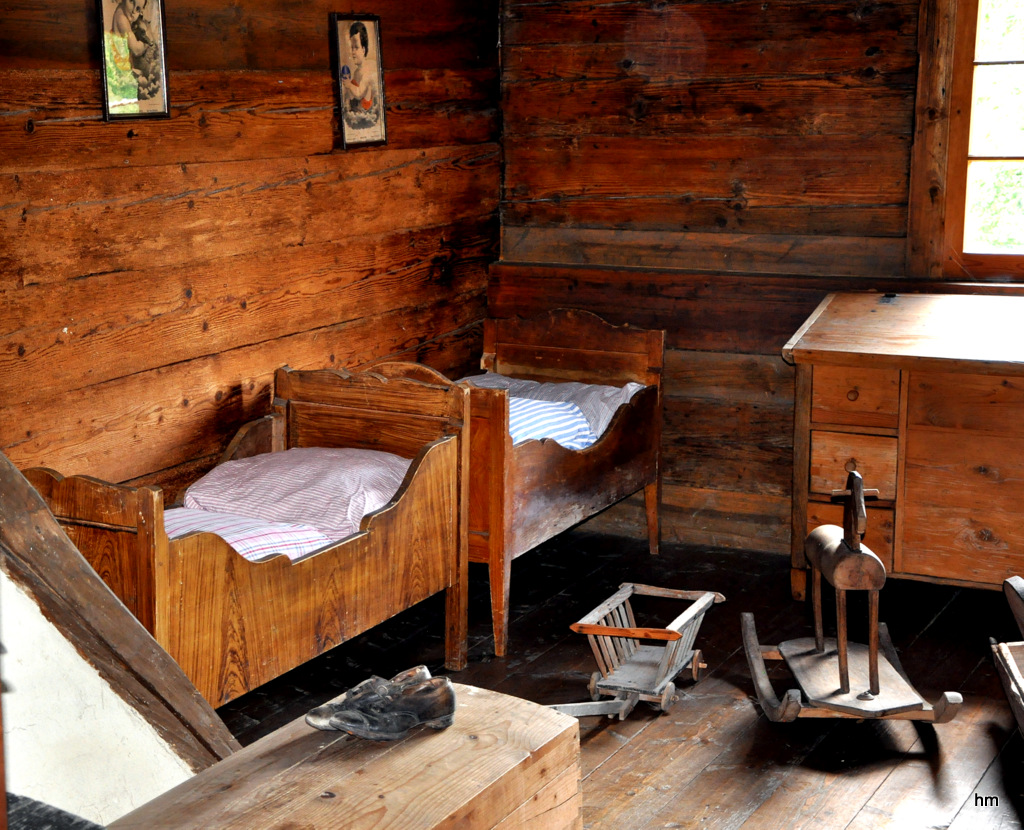 Bauernhofmuseum Wolfegg: Kinderschlafzimmer anno 1880