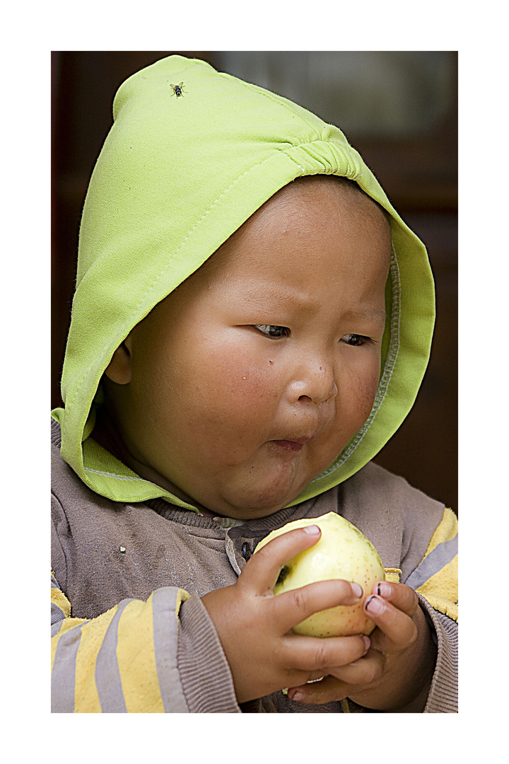 Bauernkind im Yunnan (China)