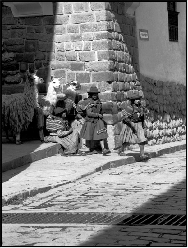 Bauernkinder in Cusco Peru