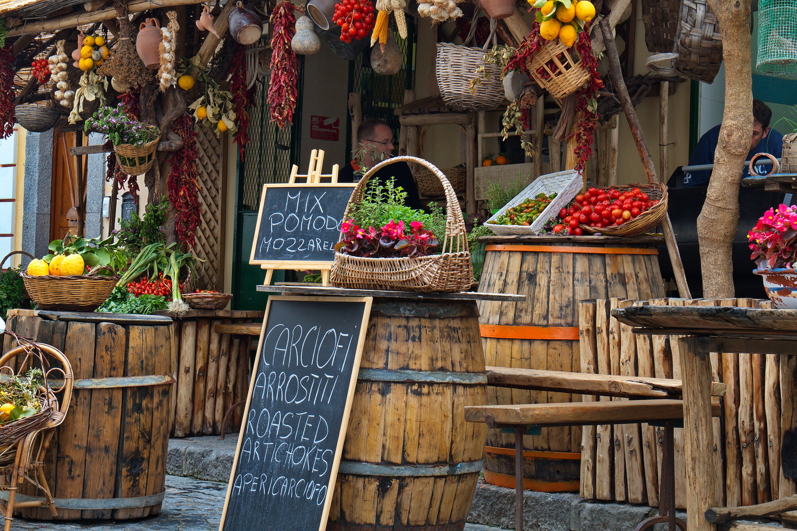 Bauernmarkt auf italienisch