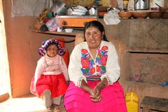 Bauersfrau mit Kind ... in Peru -TIPPS