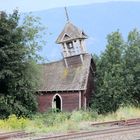 Baufällige Kapelle in den Canadischen Rockys