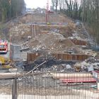  Baufeld B61 der neuen noch unfertigen Sudbach Talbrücke (z.Z  im Bau)   