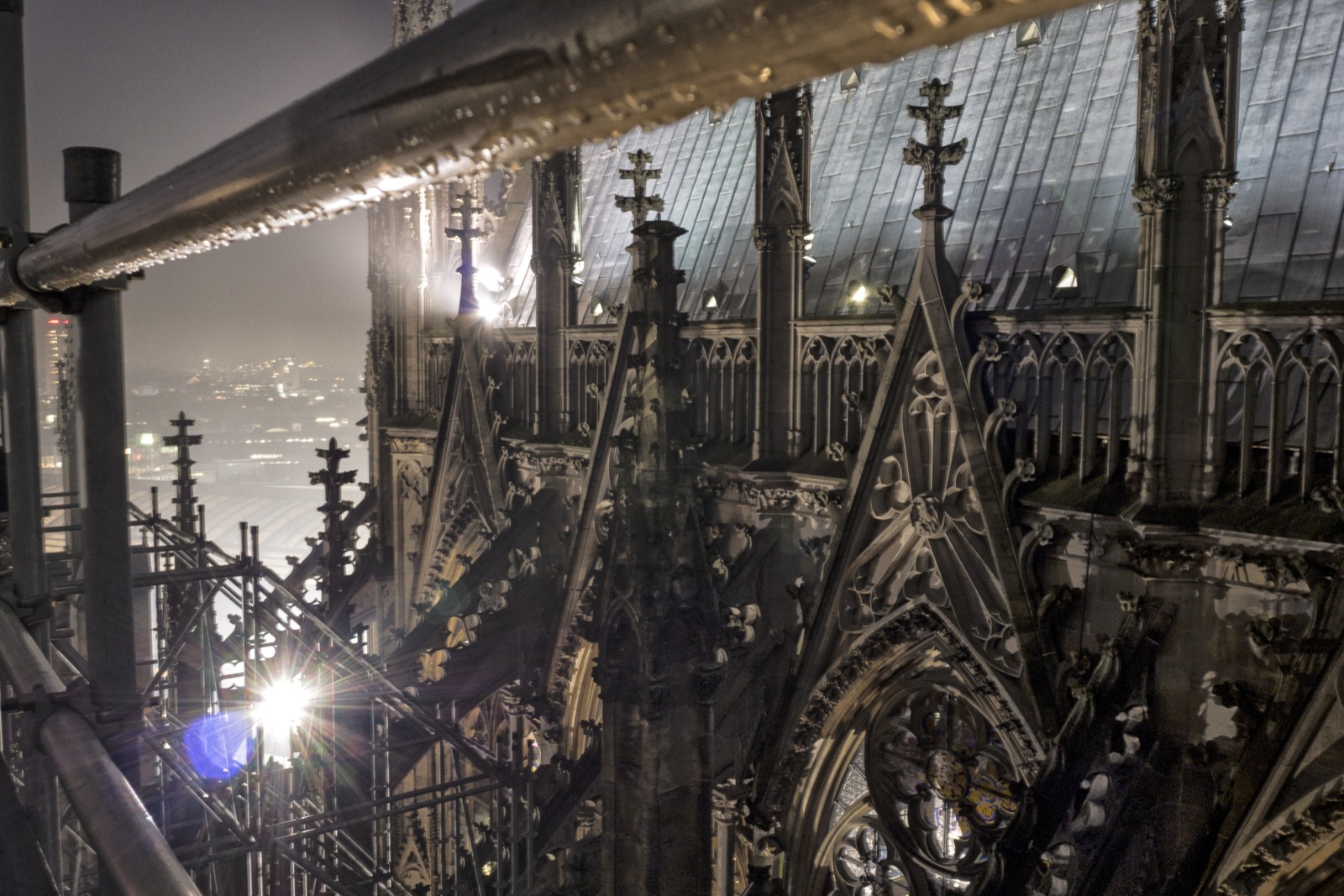 Baugerüst am Kölner Dom