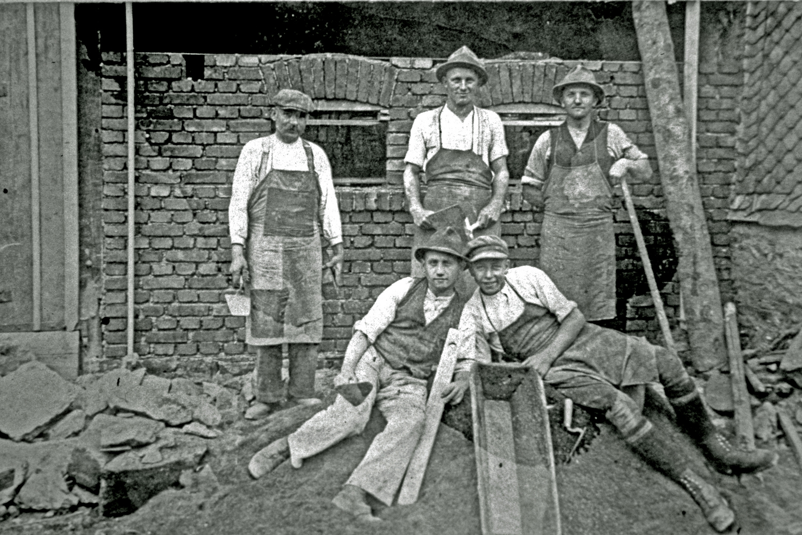 Bauhandwerk damals Foto & Bild spezial, menschen, maurer Bilder auf