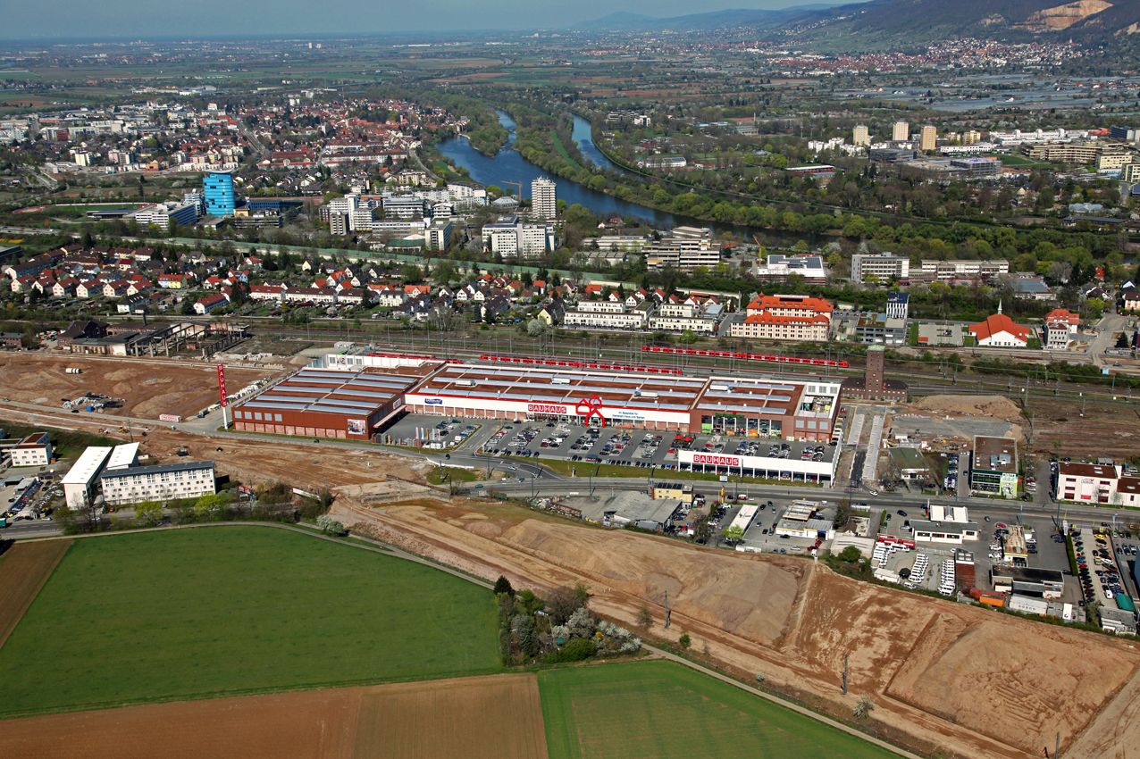 Bauhaus Heidelberg Luftbild Foto & Bild architektur, profanbauten