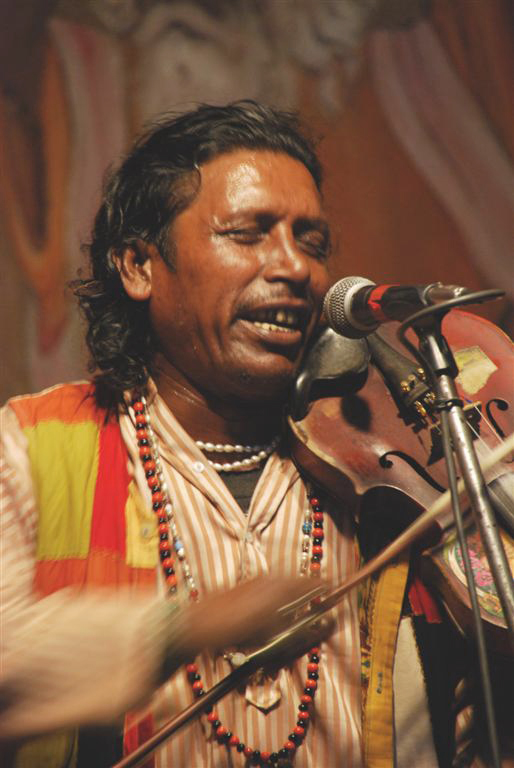 Baul performer