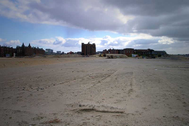 Bauland Hafencity April 2007