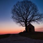 Baum mit kleiner Kapelle oberhalb von Neuhaus