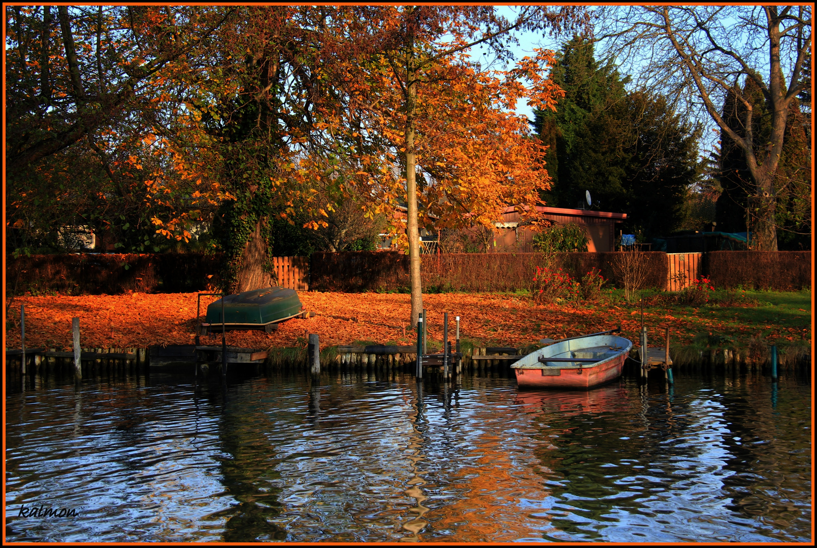 Baumgarteninsel an der Spree