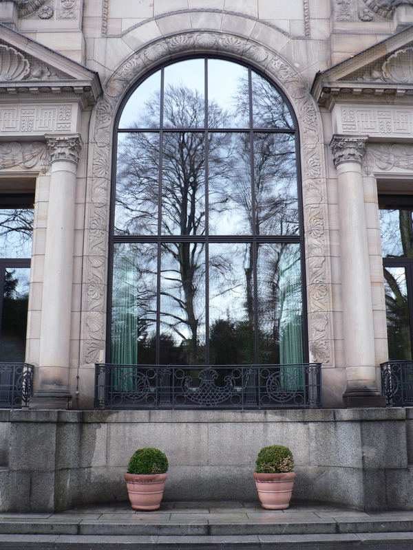 Baumhohes Fenster