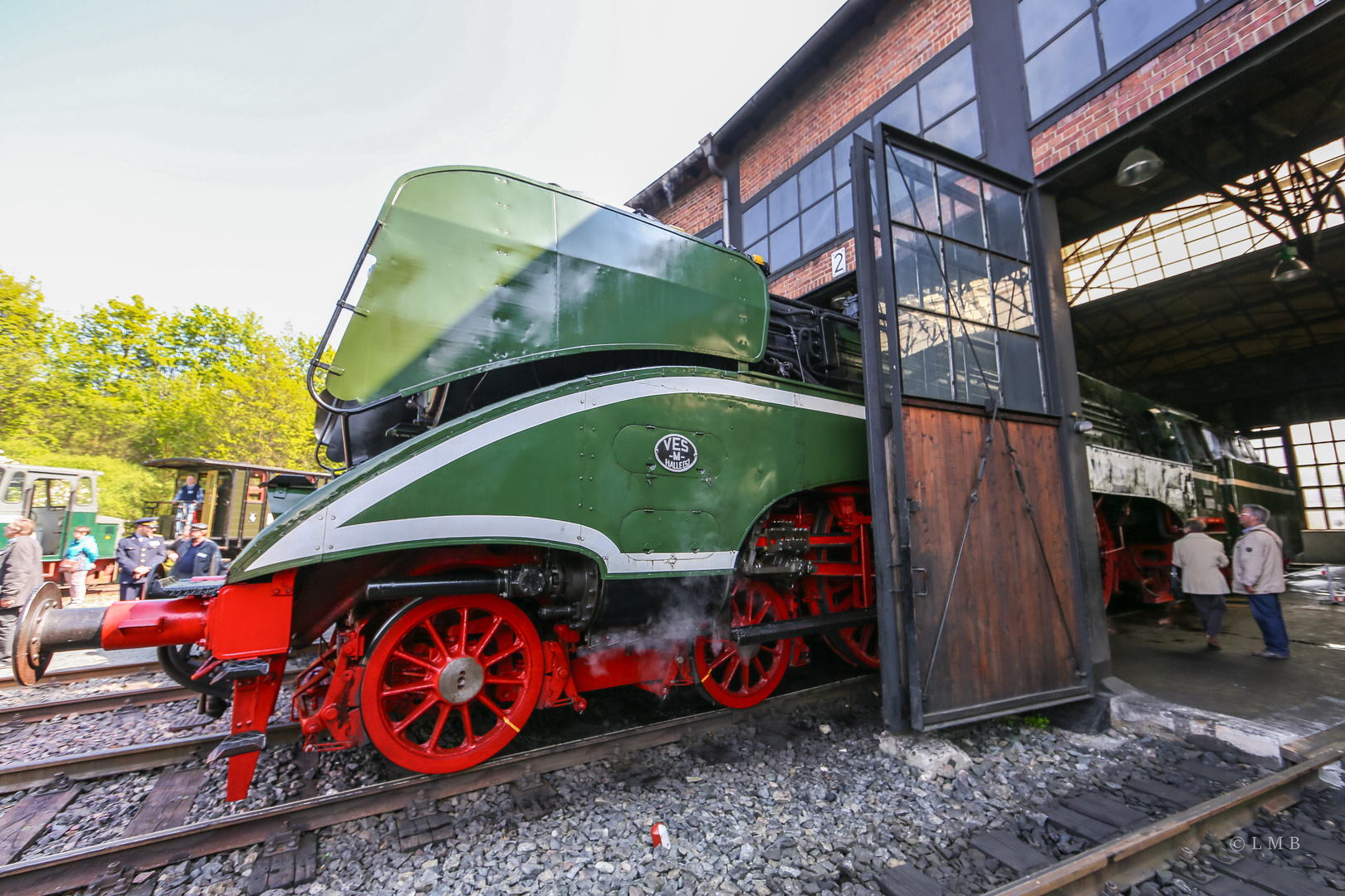 Baureihe 18.2 im Lokschuppen