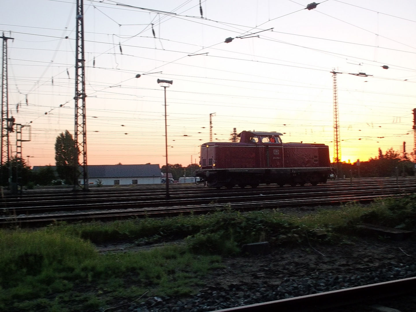 Baureihe 212 in Darmstadt Hbf