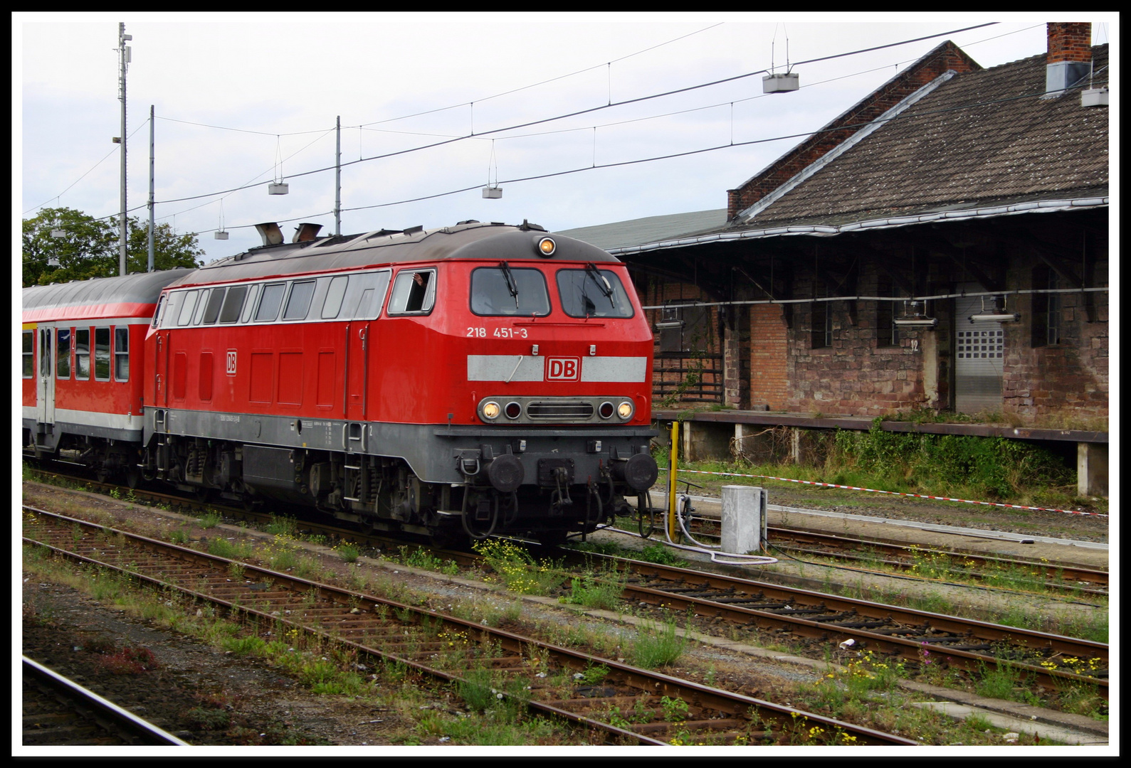 *** Baureihe 218 im Bhf. Goslar ***
