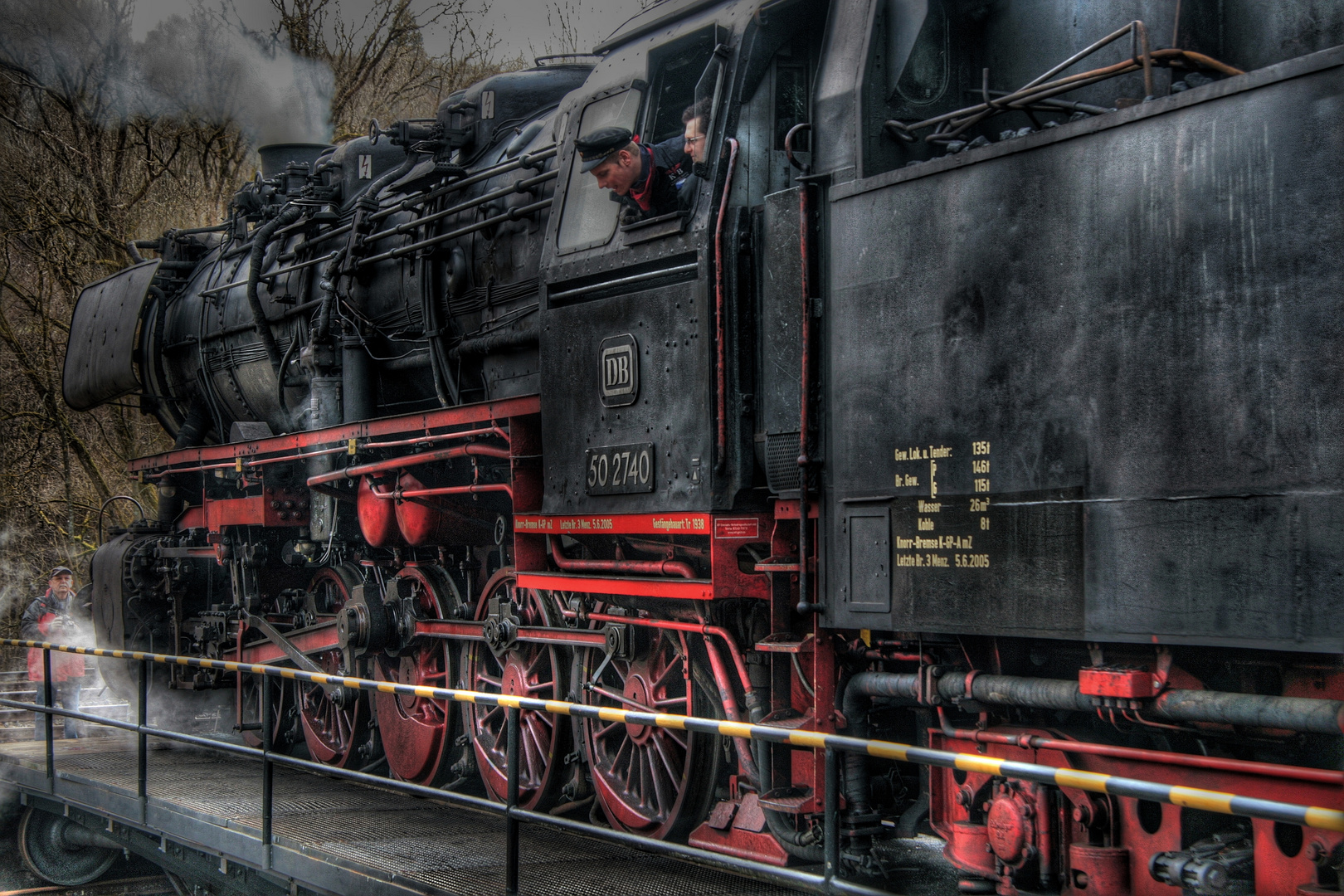 Baureihe 50 2740 im BW Gerolstein, 05.04.2010