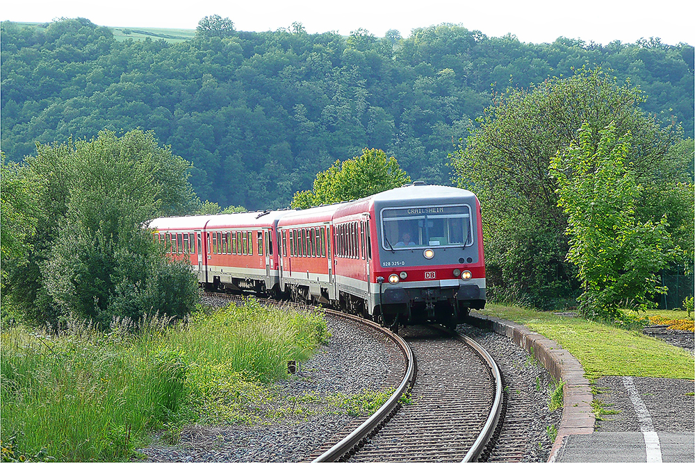 Baureihe 628 im Taubertal