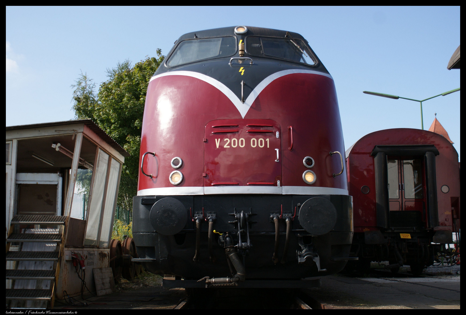 Baureihe V200 001 bei der Fränkischen Museumseisenbahn Nürnberg