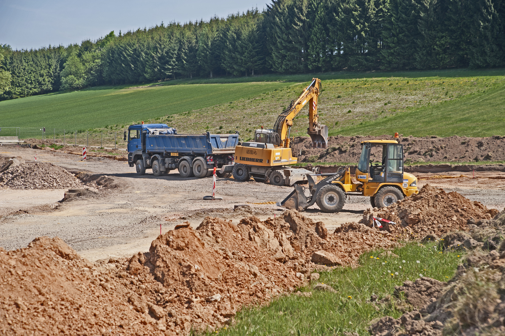 Baustelle am Bostalsee Gonnesweiler