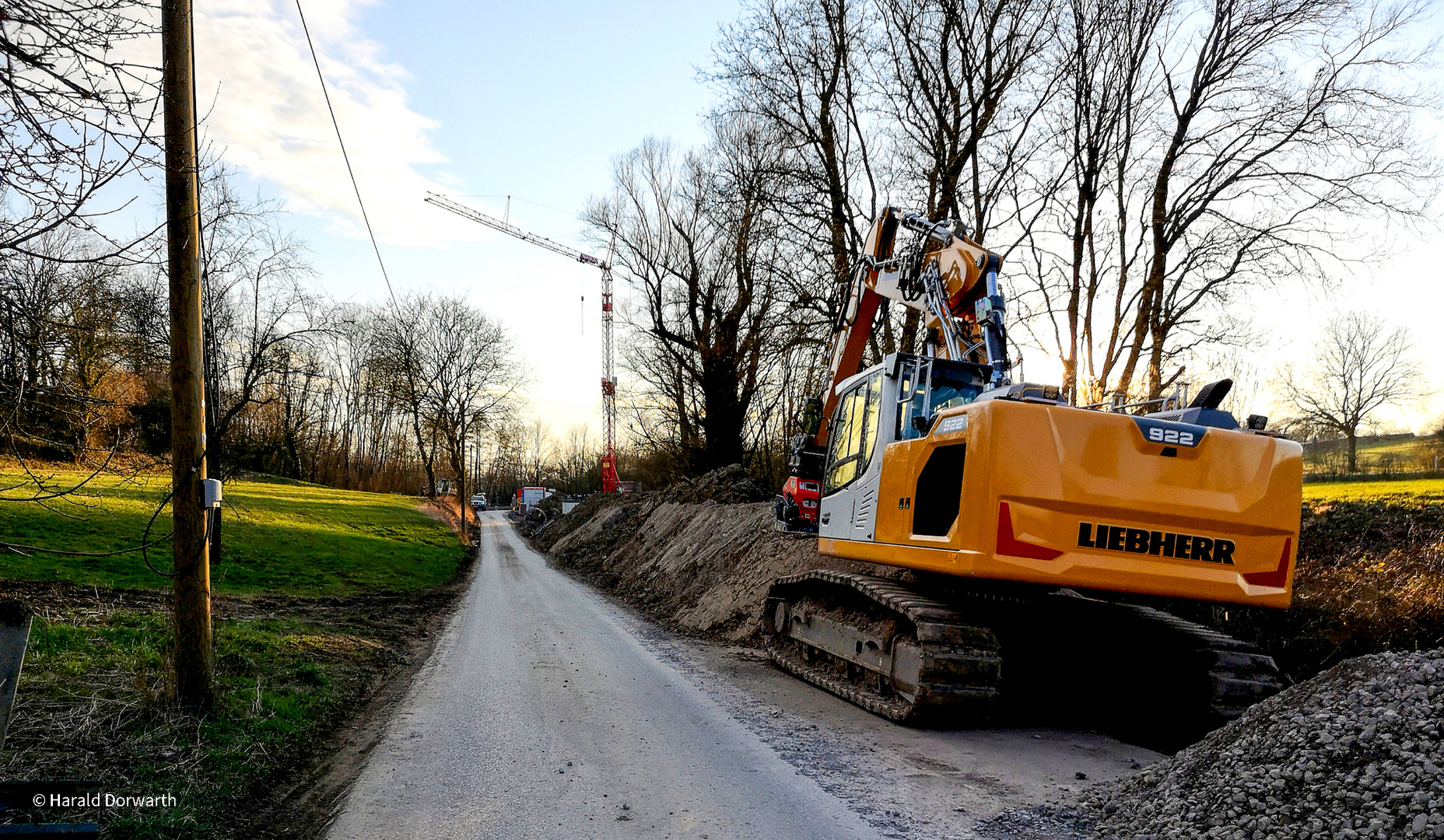  Baustelle  am Bruch