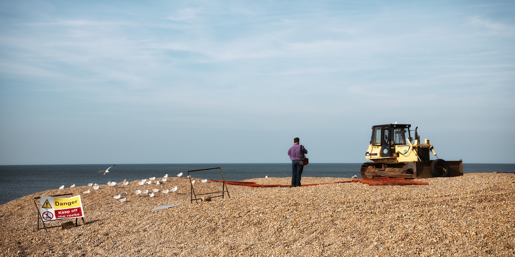 Baustelle am Meer