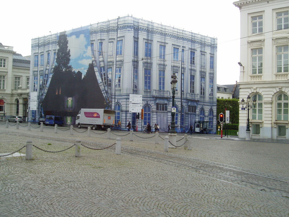 Baustelle am Schloss Brüssel