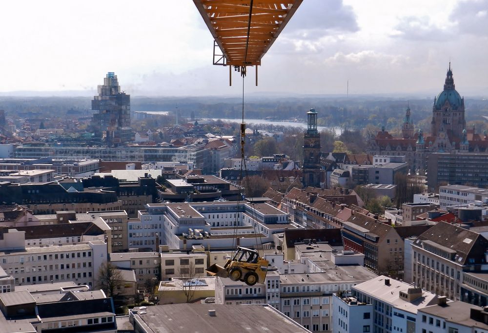 Baustelle an Kröpcke Center Hannover