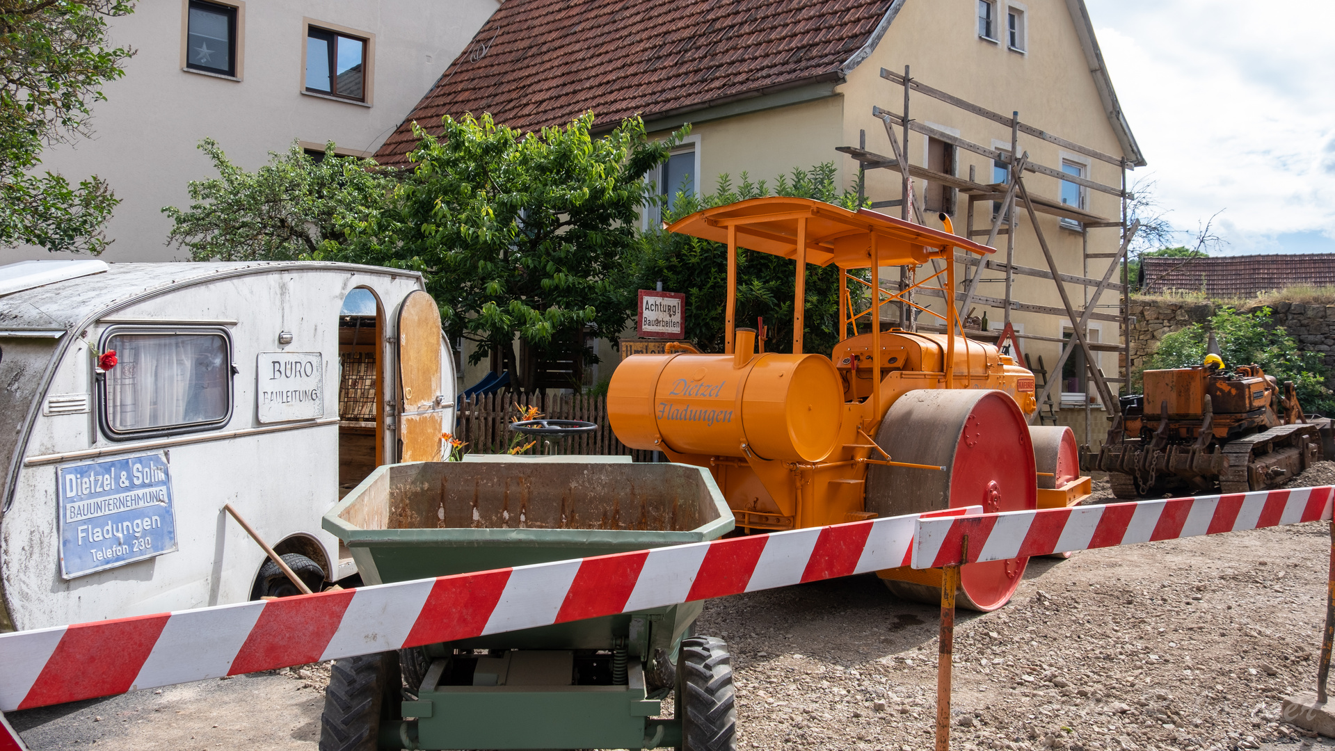   Baustelle anno dazumal