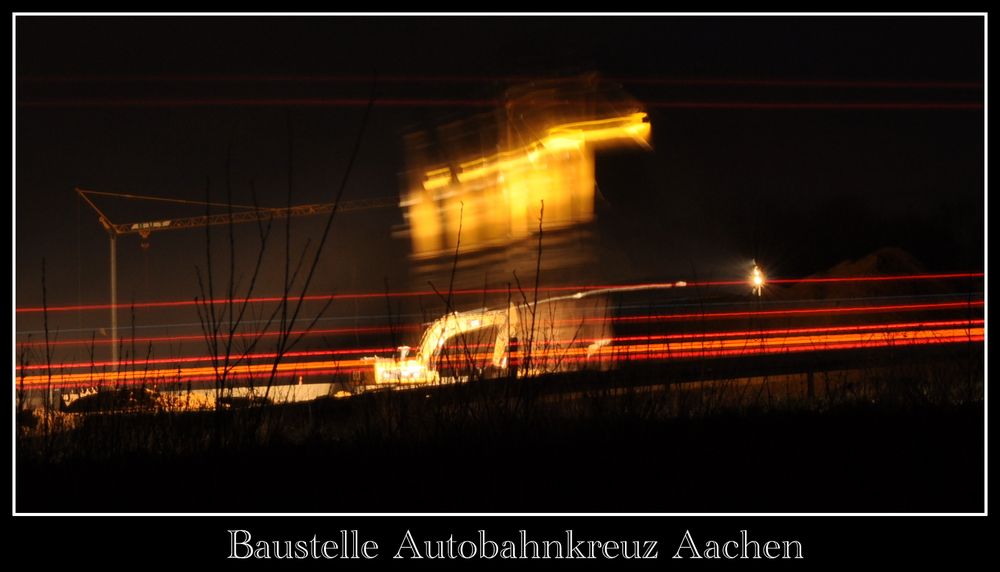 Baustelle-Autobahnkreuz-Aachen