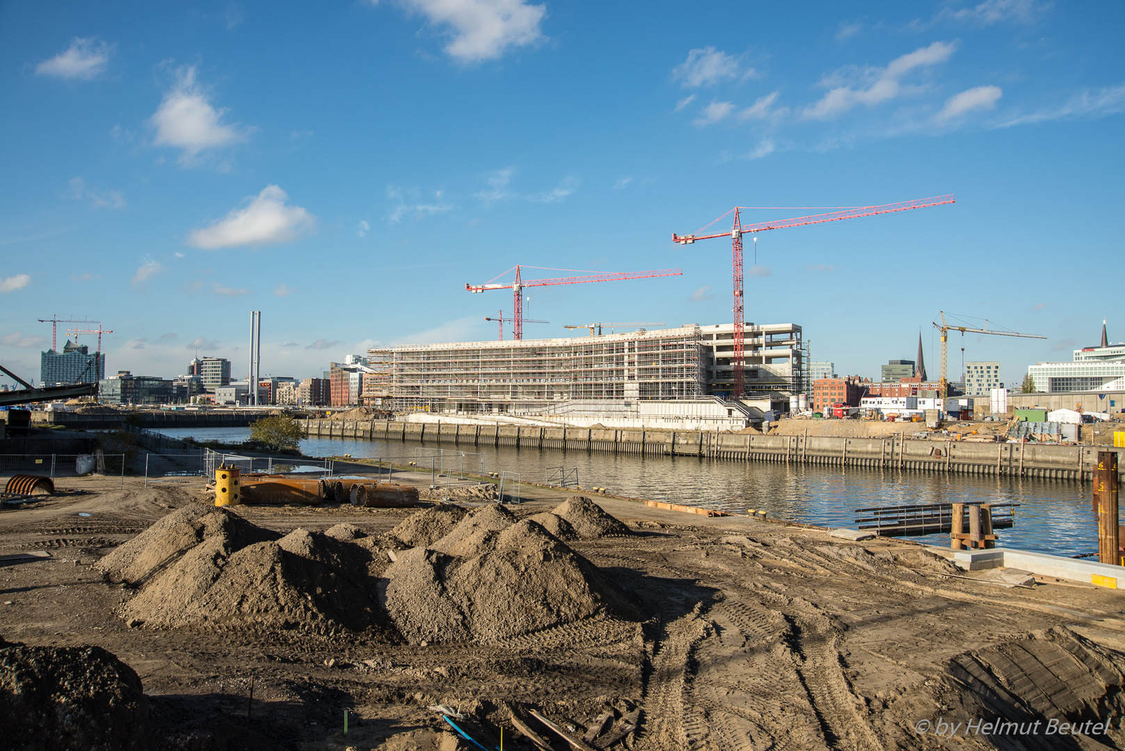 Baustelle Baakenhafenbrücke