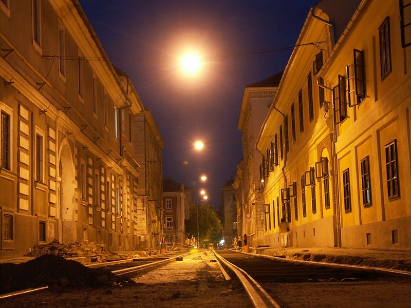 Baustelle bei Nacht.....