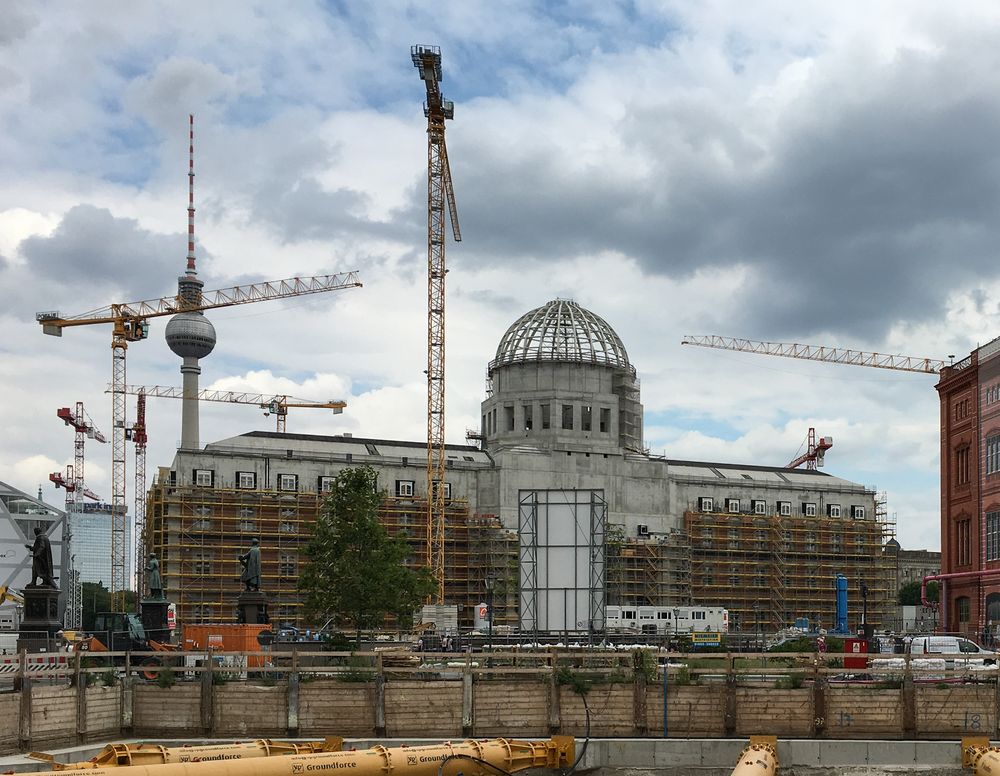 Baustelle Berliner Schloss, August 2016