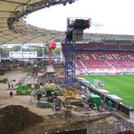 Baustelle Cannstatter Kurve (Mercedes-Benz-Arena - Stuttgart) 25.09.2010 -1-