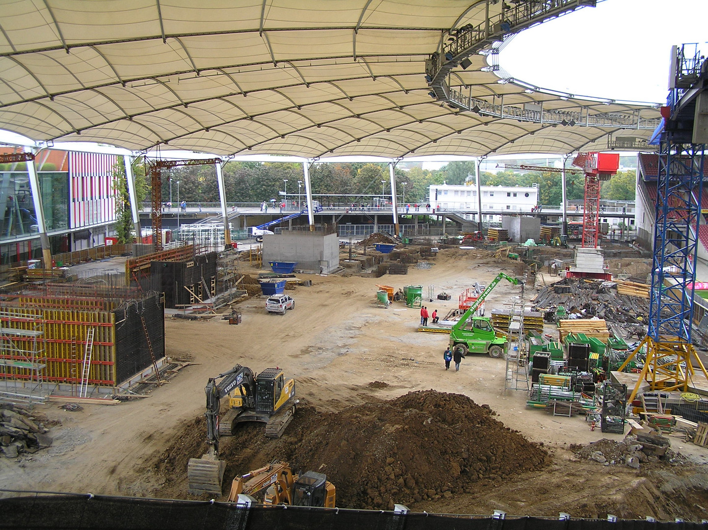 Baustelle Cannstatter Kurve (Mercedes-Benz-Arena - Stuttgart) 25.09.2010 -2-