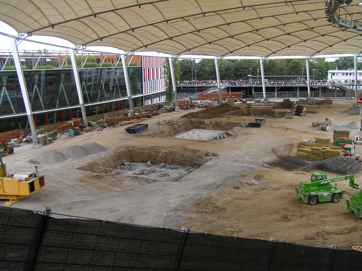 Baustelle Cannstatter Kurve (Mercedes-Benz-Arena - Stuttgart) 29.08.2010 -2-