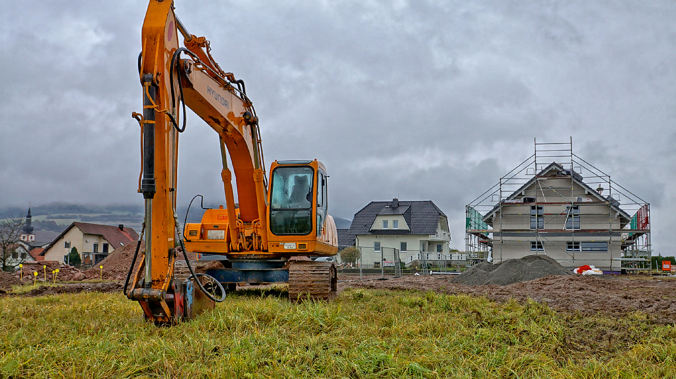 Baustelle, das neue Haus, 2 (obras, la casa nueva, 2)