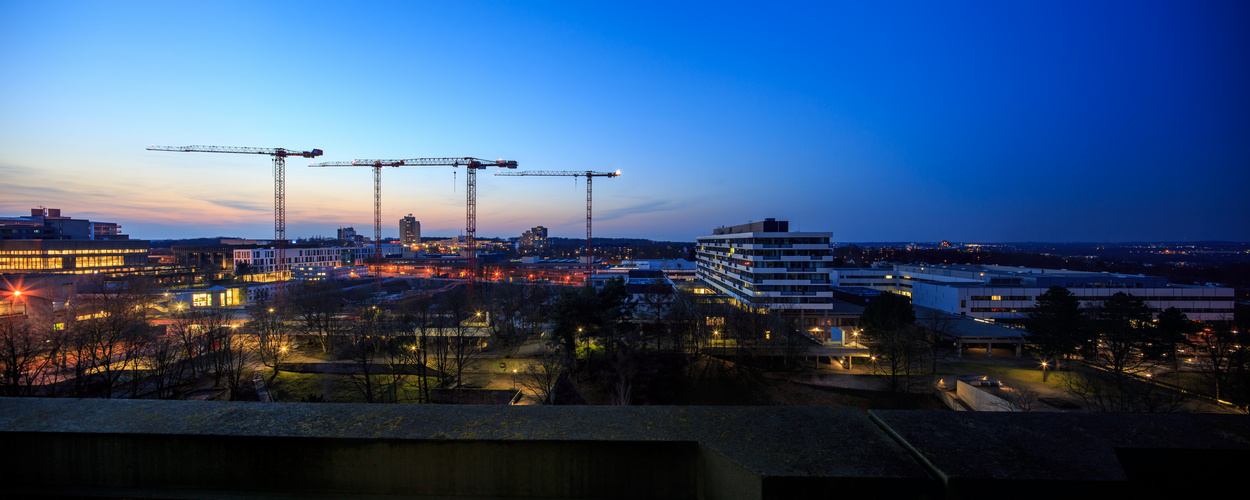 Baustelle der I-Reihe an der Ruhr-Universität Bochum