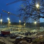 Baustelle der Ruhrgas/E.ON in Essen