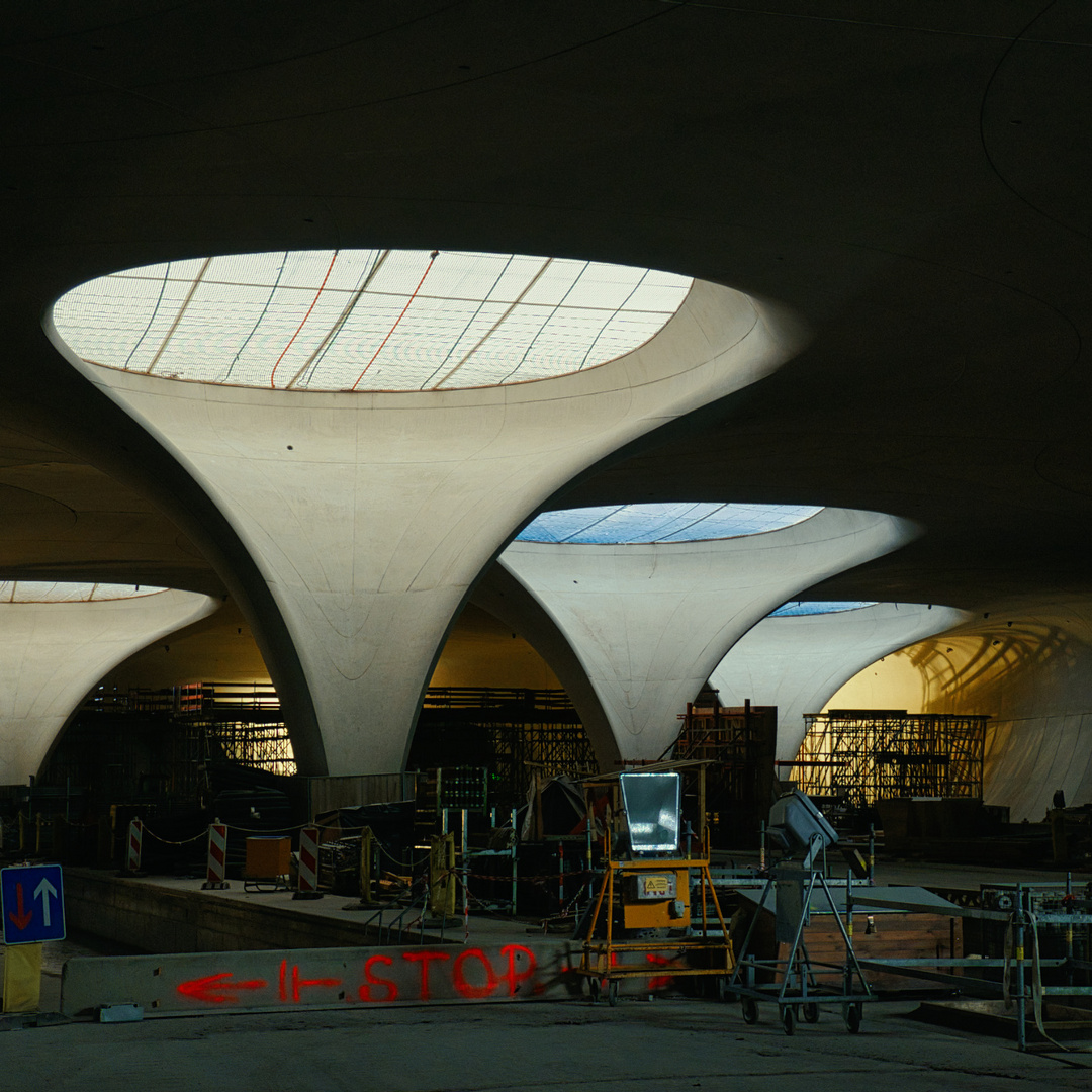 Baustelle des Bahnhofes von Stuttgart 21