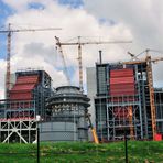 Baustelle des Kohlekraftwerks Hamburg Moorburg