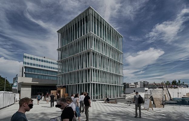 Baustelle des neuen Bauhaus Museum, Berlin