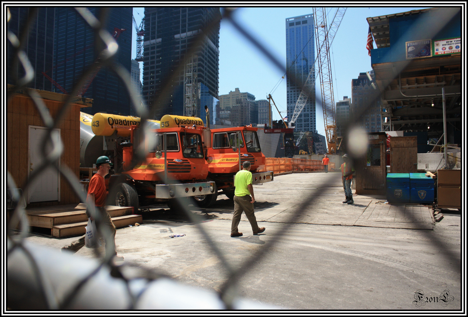 Baustelle des neuen World Trade Centers