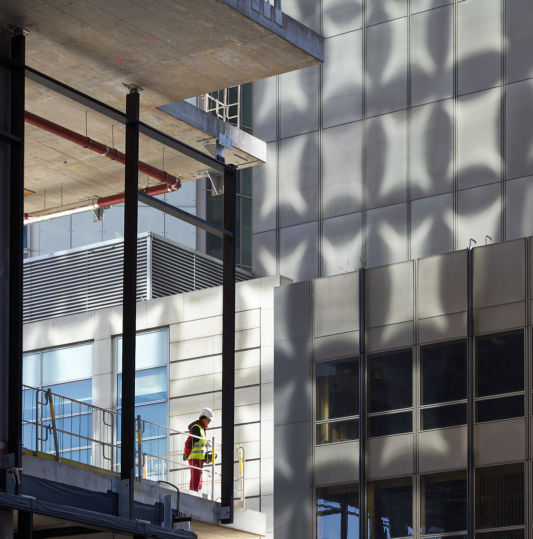 Baustelle des Omniturms in Frankfurt