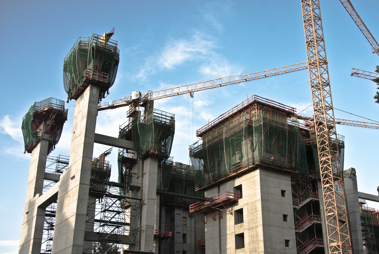 Baustelle des Schiffhebewerkes Finofurt