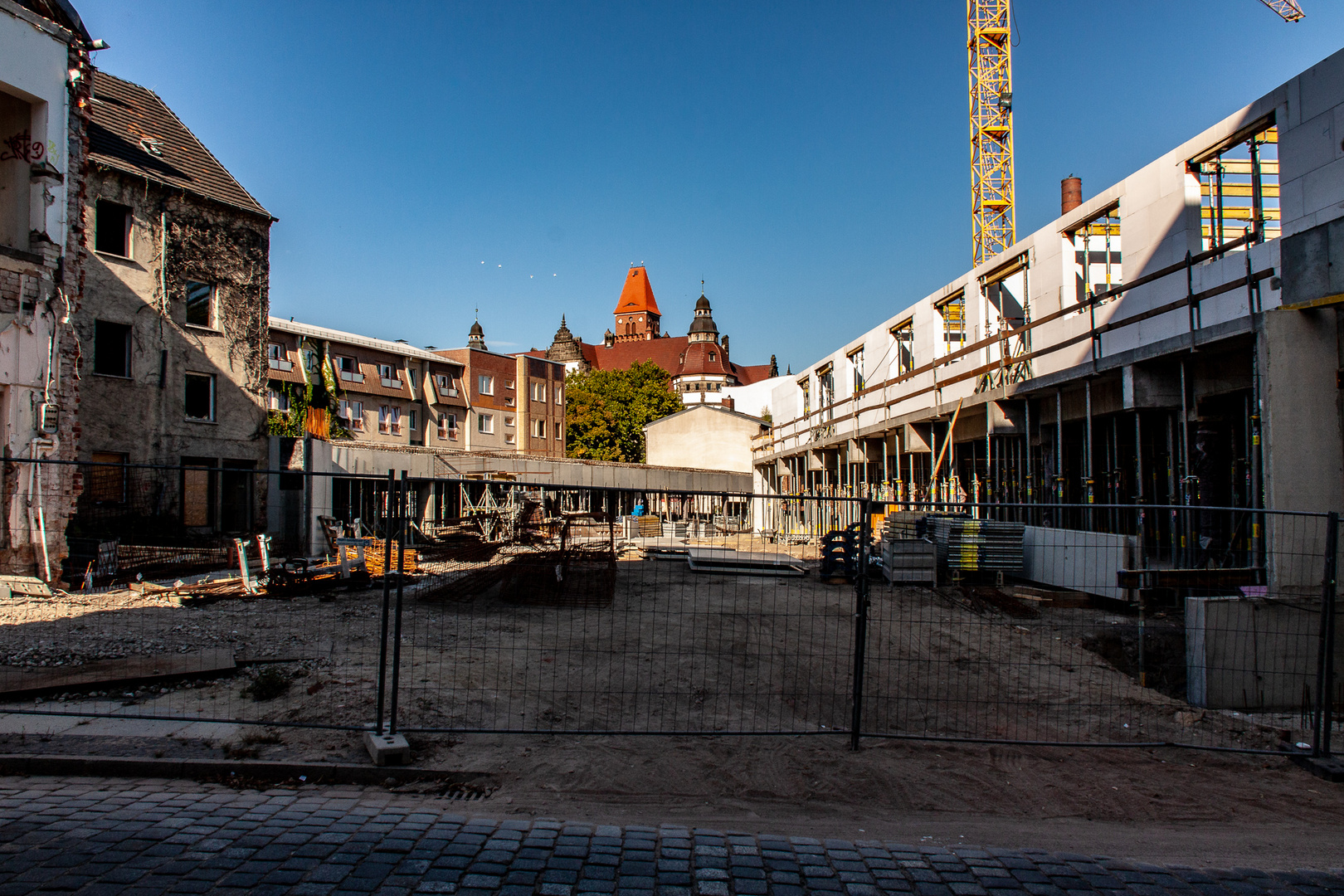 Baustelle des Wichernhauses