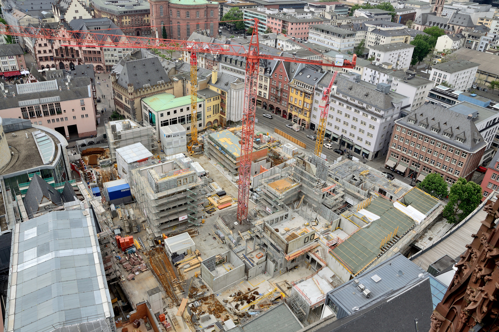 Baustelle DomRömer-Quartier Frankfurt am Main